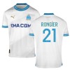 Maillot de Supporter Olympique de Marseille RONGIER 21 Domicile 2023-24 Pour Homme